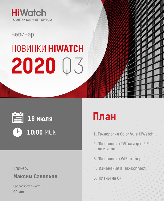 Новинки HiWatch 2020, Q3